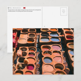 Fes, Marokkaanse ansichtkaart Briefkaart