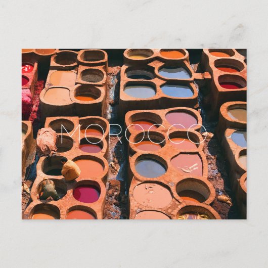 Fes, Marokko Briefkaart (Voorkant)