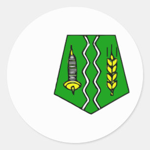 Fes, Marokko Ronde Sticker
