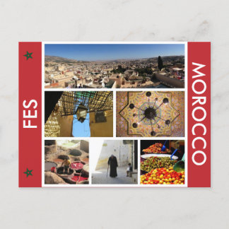 fes marokko scènes briefkaart