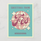 Fès Marokko vakantie retro Briefkaart (Voorkant)