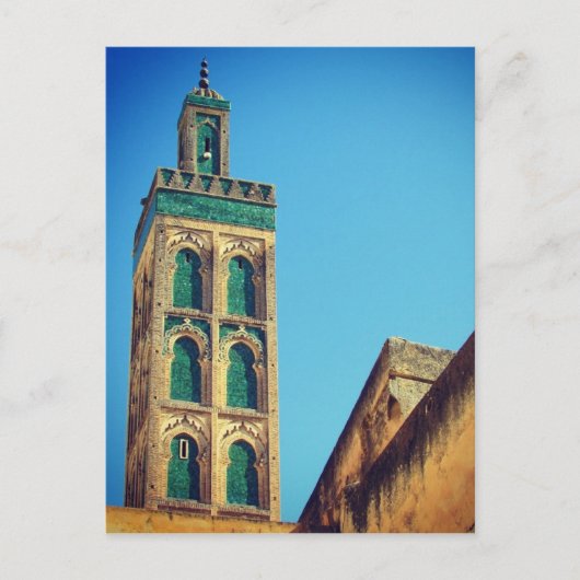 fes minaret briefkaart (Voorkant)