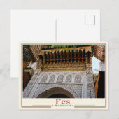 Fes - Morocco Postcard Briefkaart (Voorkant / Achterkant)