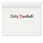 Fes para Feliz Navidad Kaart (Binnen Horizontaal (Onder))