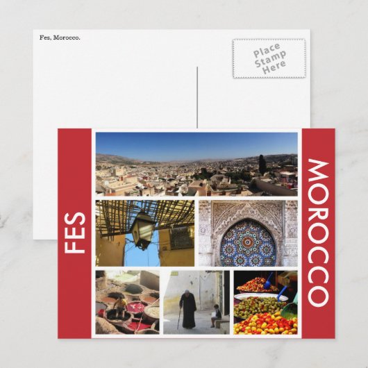 fes scenes briefkaart (Voorkant / Achterkant)