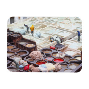 Fes tanneries, Marokko Magneet