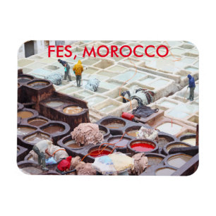 Fes tanneries, Marokko Magneet