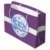 Fesatief geheim cadeautas van Santa Holiday (Achterkant Gekanteld)