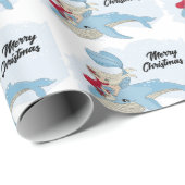 Fesetic kerstbetegelzeemeermin cadeaupapier (Rol Hoek)