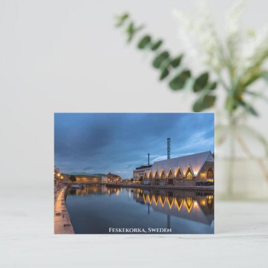 Feskekorka Zweden (Viskerk) Briefkaart (Staand voorkant)