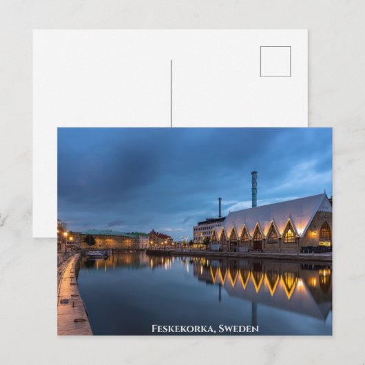 Feskekorka Zweden (Viskerk) Briefkaart (Voorkant / Achterkant)