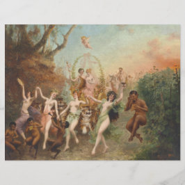 Fest der Faune und Nymphen Scrapbook Papier