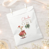 Fest Winter Birthday One Silly Christmas Goose Bedankzakje (Geknipt)