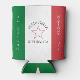 Festa della Repubblica Nationale Dag van Italië Vl Blikjeskoeler