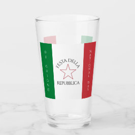 Festa della Repubblica Nationale Dag van Italië Vl Glas