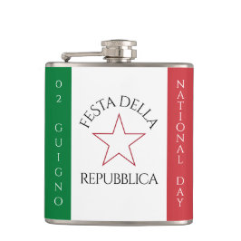 Festa della Repubblica Nationale Dag van Italië Vl Heupfles