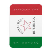 Festa della Repubblica Nationale Dag van Italië Vl Magneet (Verticaal)