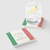 Festa della Repubblica Nationale Dag van Italië Vl Stenen Onderzetter (Zijkant)