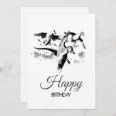 FESTA DI COMPLEANNO del cacciatore d'anatre Kaart (Voorkant / Achterkant)