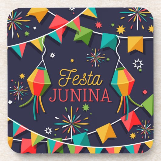 Festa Junina Bier Onderzetter (Voorkant)