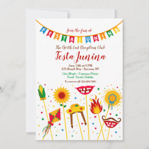 Festa Junina Elements Uitnodiging