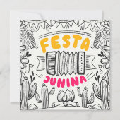 Festa Junina Feestdagenkaart (Voorkant)