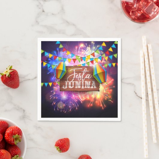 Festa Junina Fireworks Servet (Insitu)