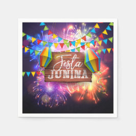 Festa Junina Fireworks Servet