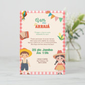 Festa Junina Kaart (Staand voorkant)