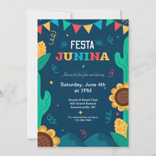 Festa Junina  Kaart (Voorkant)