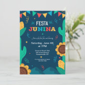 Festa Junina  Kaart (Staand voorkant)
