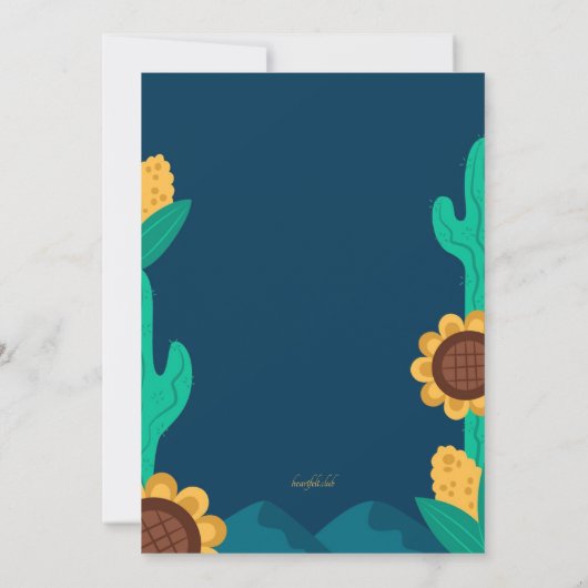 Festa Junina  Kaart (Achterkant)