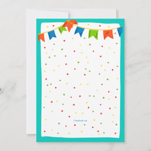 Festa Junina Party Uitnodigingen (Achterkant)