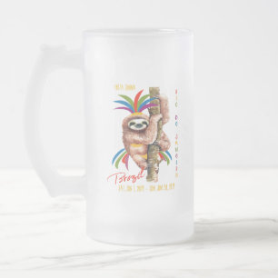 Festa Junina, Rio de Janeiro, Brazilië, Sloth Ani Matglas Bierpul