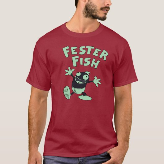 Fester Pose Dark T-shirt (Voorkant)