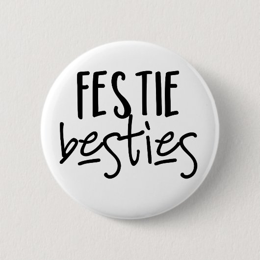 Festie Bestie Festival Button (Voorkant)