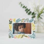 Festief botanisch Briefkaart (Staand voorkant)