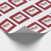 Festief "Cyclone"-verpakkingspapier Cadeaupapier (Hoek)