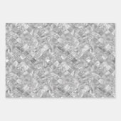 festief elegant zilver gepantserd koper inpakpapier vel (Voorkant 2)