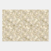 festief elegant zilver gepantserd koper inpakpapier vel (Voorkant)