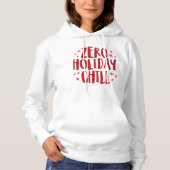 Festief en grappig rood glitterfeest hoodie (Voorkant)
