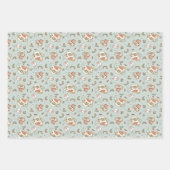 Festief patroon van 3 cavia's en Capybara's Inpakpapier Vel (Voorkant 2)