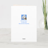 Festieve geit en geboorte-Cake Kaart (Achterkant)