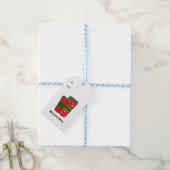 Festieve koffiedrankjes cadeaulabel (Met Touw)