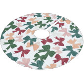 Festieve lint charm kerstboom rok (Gekanteld)