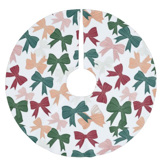 Festieve lint charm kerstboom rok (Voorkant)