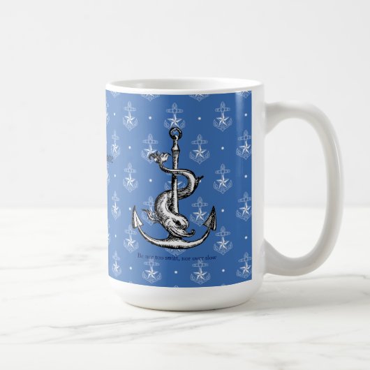 Festina Lente - "langzaam maar zeker" Koffiemok (Rechts)