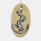 Festina Lente - Maak snel Haste Keramisch Ornament (Rechts)