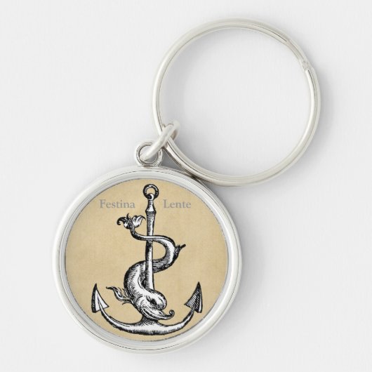 Festina Lente - Maak snel Haste Sleutelhanger (Voorkant)