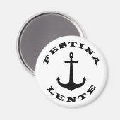 festina lente maakt haast magneet (Voorkant / Achterkant)